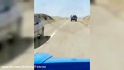 نیسان آبی شوتی در جاده