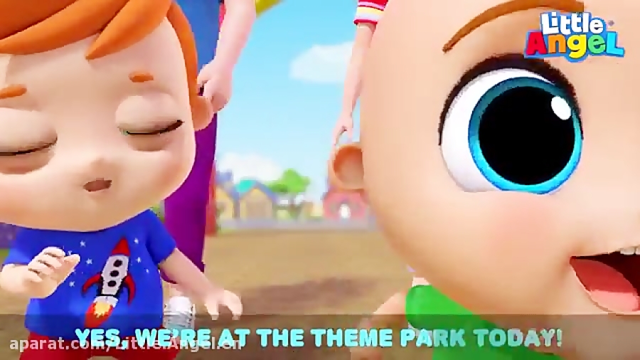 فیلم Adventures At The Theme Park Baby John Sing Alongs And Little Angel ویدیو کلیپ تهران پلی