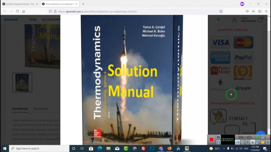 Thermodynamics Cengel 5th Edition Solution Manual