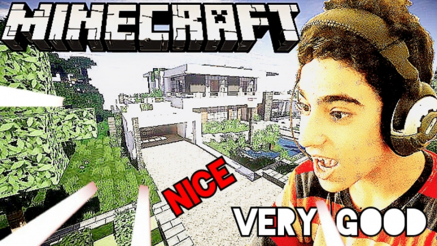 اموزش ساخت خانه مدرن و زیبا در ماینکرافت. . . . !!! ( Minecraft ) !!!. . . . ماینکرافت PC
