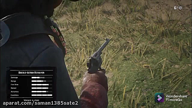 معرفی گان double-action revolver در رد دد ردمپشن 2 زمان91ثانیه