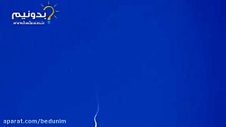 لحظه دیدنی جدا شدن راکت در فضا