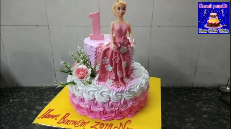 Two Tire Baby Birthday Cakeطرح کیک تولد کودک دو تایر | طرح کیک عروسک باربی زمان835ثانیه