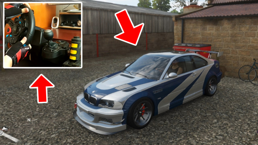 تیک آف - Forza Horizon 4 BMW M3 GTR ببین چی پیدا کردم!! با فرمان لاجیتک G29