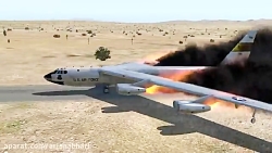 فرود اظطراری با 8 موتور آتش گرفته GTA5