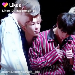 نامجون هنگ کرده دارن به چی میخ...