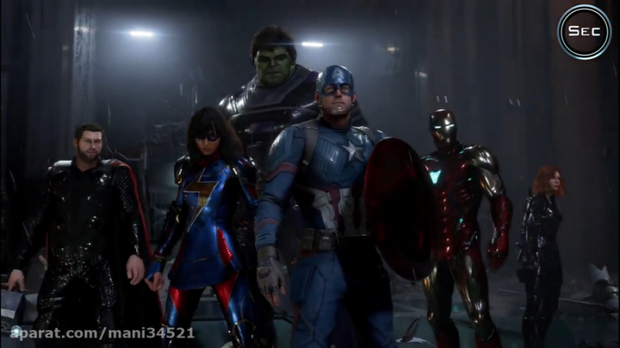 پارت آخر بازی Marvel Avengers با لباس های END GAME
