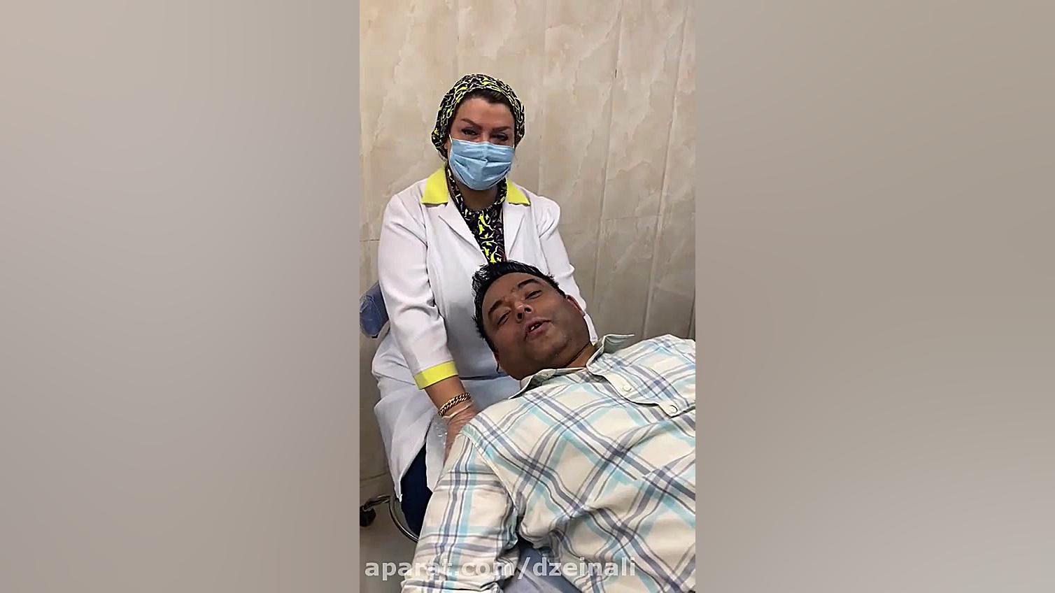 انجام مزوژل و لیزر برای درمان لک صورت دکتر فرحناز زینعلی - متخصص پوست، مو، زیبایی زنجان