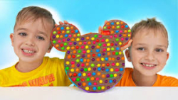 بازی های نیکی و ولاد  شکلات را...