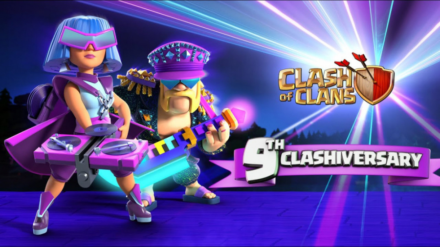 Clash of Clans 9th Anniversary - کلش او کلنز جشن 9 سالگی بازی