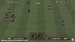 گیم پلی بازی PES 2008 - Pro Evolution Soccer برای PS2