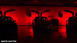 نمایش تسلا در جشن کریسمس