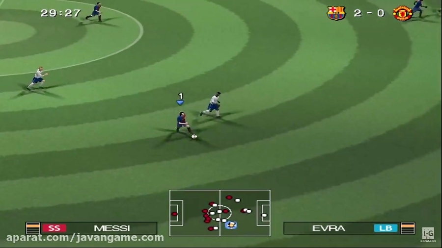 گیم پلی بازی PES 2009 - Pro Evolution Soccer برای PS2