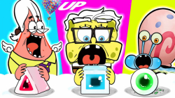 چالش آسمانی باب اسفنجی و پاتری...