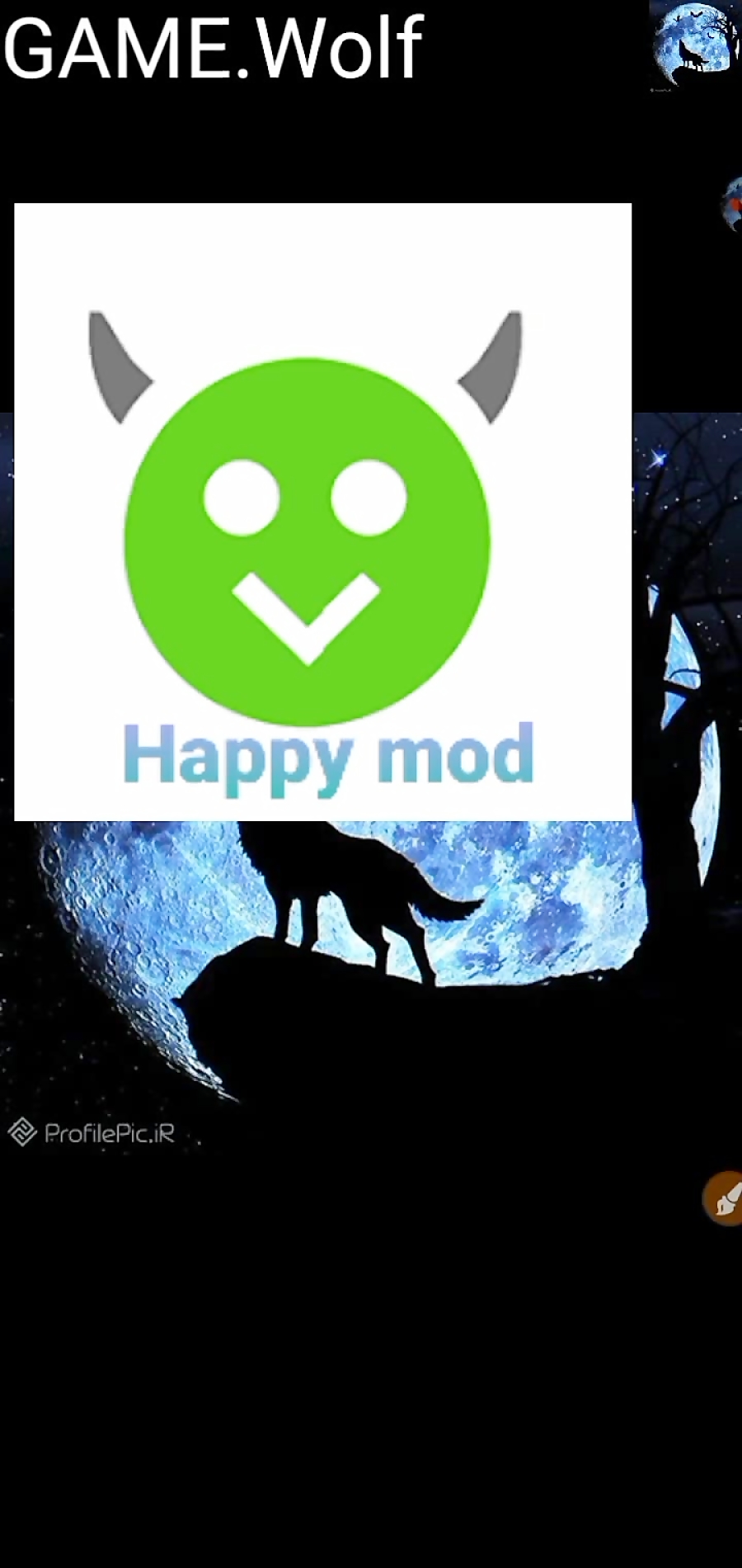 اپلیکیشن happymod بازی های مود شده