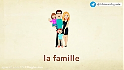 آموزش زبان فرانسه   فاطمه باقریان  واژگان  اعضای خانواده