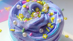 قاطی کردن اسلایم خامه ای خمیر...