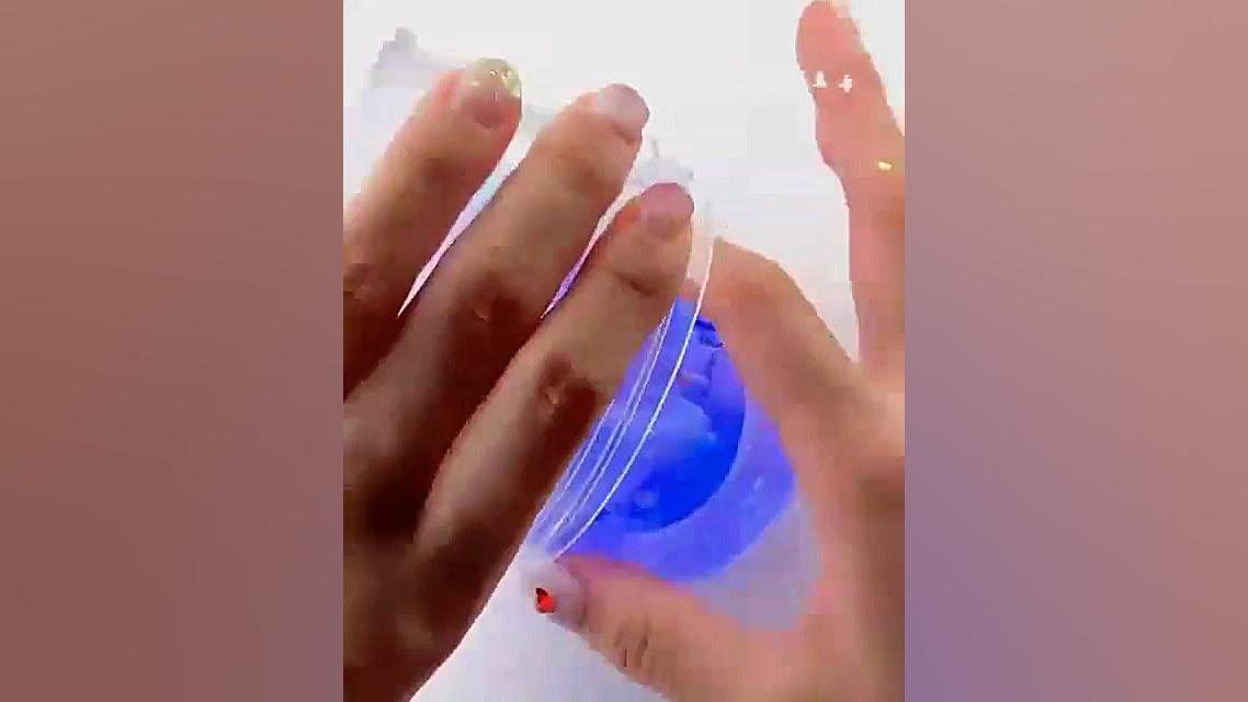اسلایم شفاف بنفش کرانیوسینوستوز
