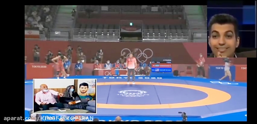 کشتی حسن یزدانی مقابل دیوید تی...