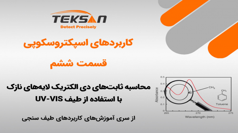 محاسبه ثابت‌های دی الکتریک لایه‌های نازک با استفاده از طیف UV-VIS موچوله