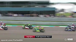 خلاصه مسابقه اول از راند چهارم Pirelli National Superstock Championship