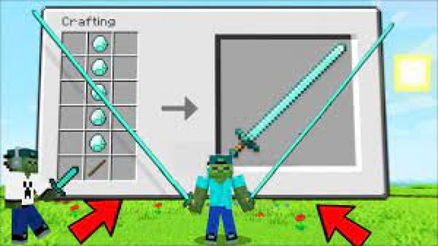 بزرگ ترین شمشیر در ماین کرافت