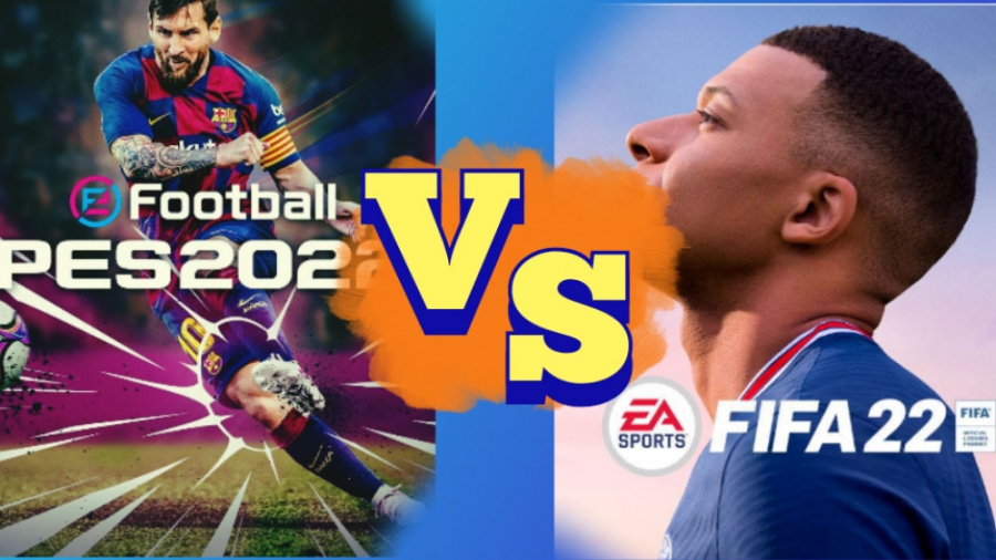 مقایسه جنجالی پی اس 2022 و فیفا 2022/pes 2022 vs fifa 2022