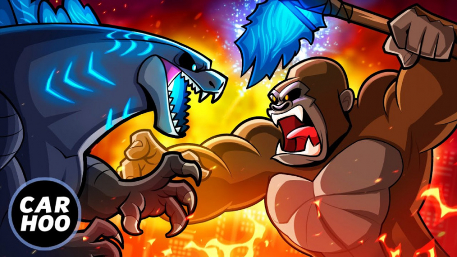 طنز گودزیلا و کینگ کنگ