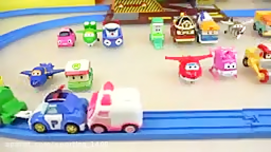 کلیپ ماشین کودکانه - ماشین بازی کودکانه - مسابقه ماشین های رباتیک
