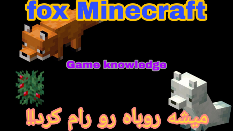 اموزش رام کردن روباه در ماینکرافت. Fox Minecraft ( دانستنی های ماینکرافت )