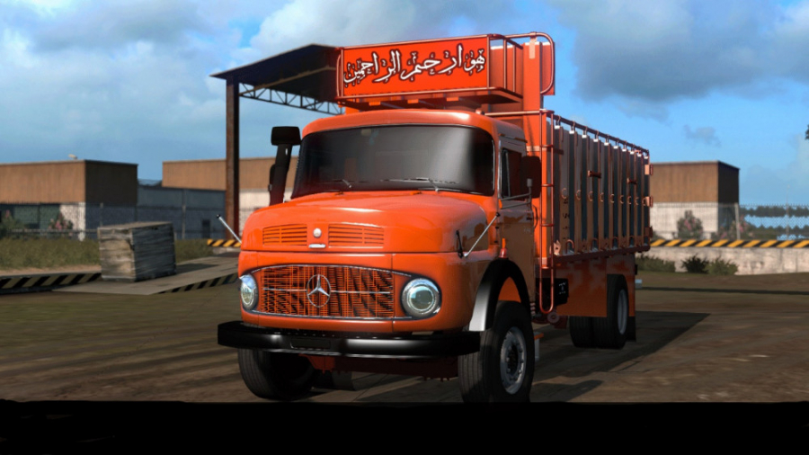 مود مرسدس بنز مایلر در بازی Run Euro Truck Simulator 2