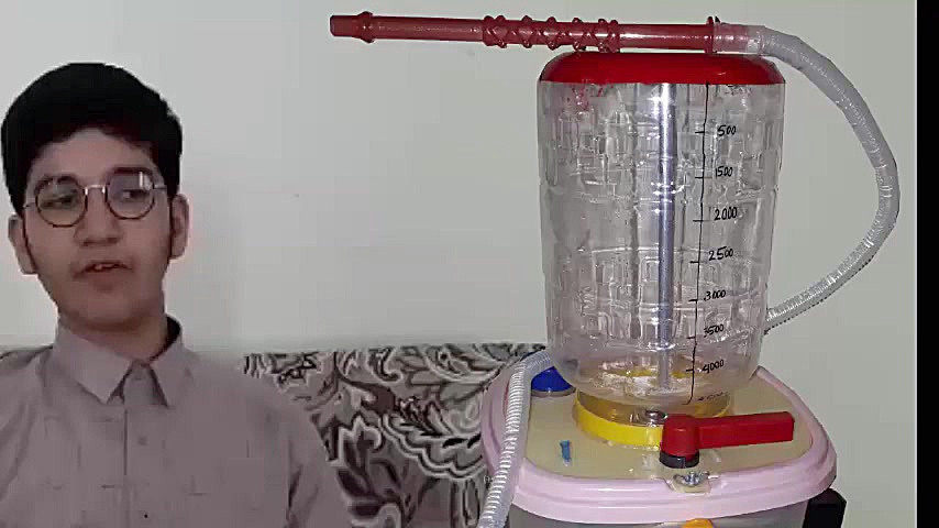 اسپیرومتر حجمی (منتخب آذربایجان شرقی) هفتمین جشنواره نوجوان خوارزمی-مرحله کشوری لیفت پیشانی