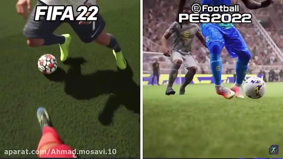 مقایسه FIFA 22 VS EFootball