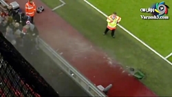 آبیاری هواداران لیورپول در باز...