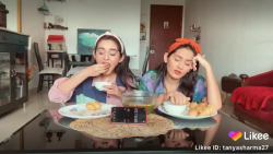 چالش غذا خوری تانیا شرما و خوا...