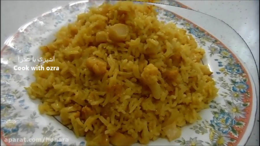 کلم پلو _گل کلم پلو،غذایی خوشمزه ساده و مقرون به صرفه و پر خاصیت