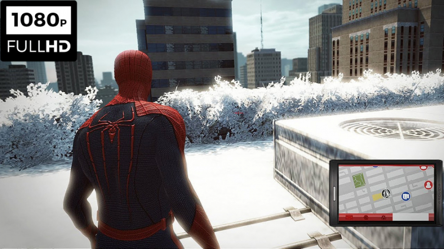 گیم پلی از بازی Spider Man Amazing با مود Winter City با کیفیت Full HD