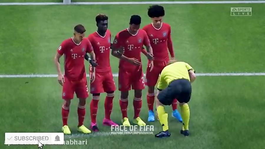 مقایسه ضربه آزاد در بازی فیفا 21 و PES2021