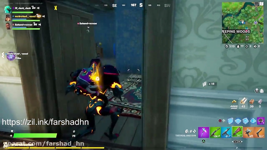 بازی سه نفره فورتنایت فصل 7 قسمت 17