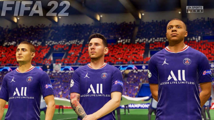 پاریسن ژرمن - دورتموند FIFA 22 PS5 MOD