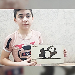 نمونه فعالیت انجام شده دانش آموزان در کلاس فرهنگی سوخته کاری