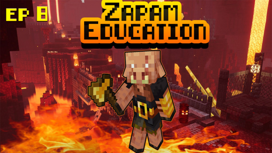 توی ماین کرافت رفتیم ندر | Zapam Education EP 8