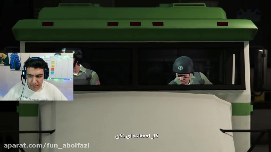 گیم پلی بازی gtav {دزدیدن طلاهای داخل خزانه} پارت 42