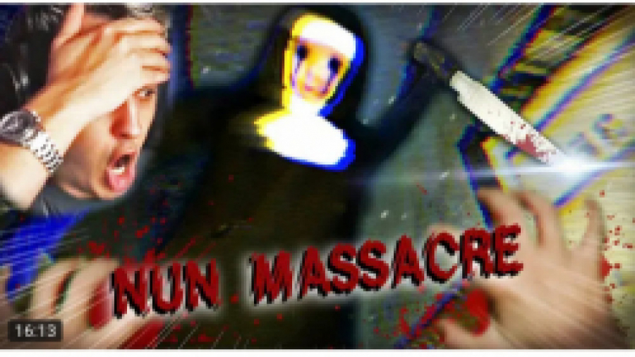 بازی ترسناک NUN MASSACRE!!!/اریا کئوکسر