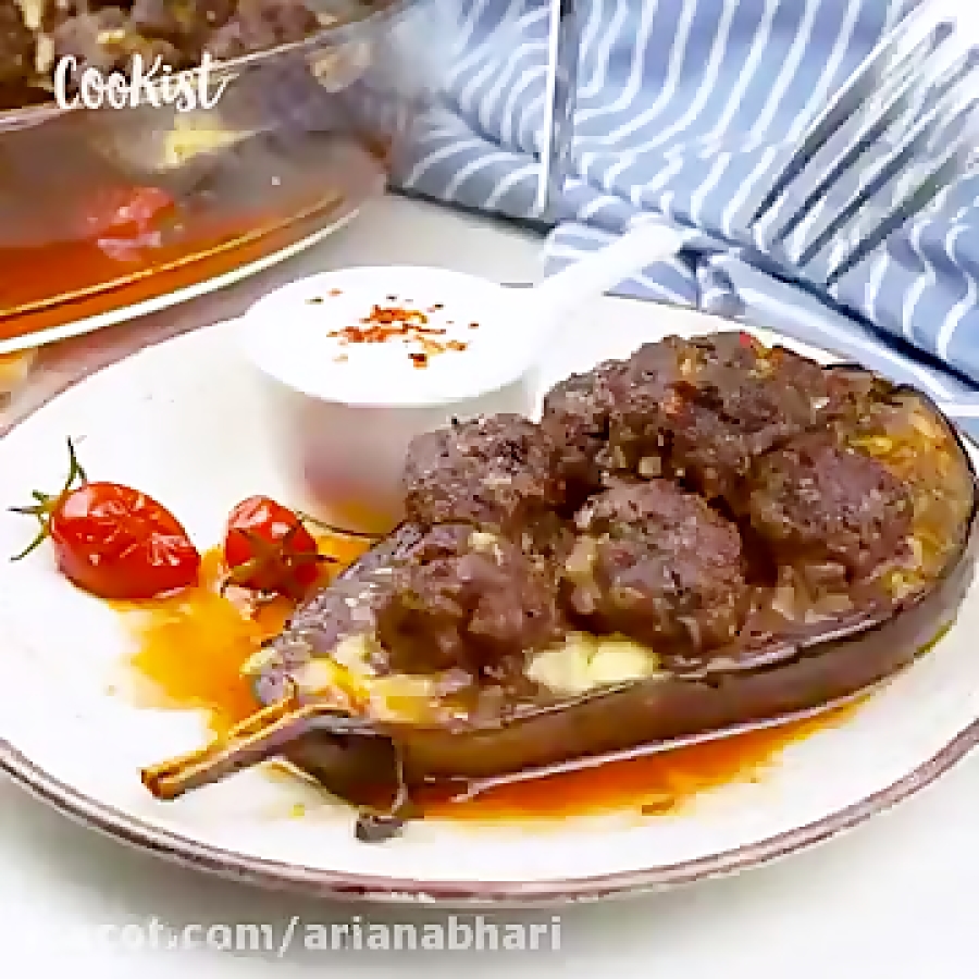 طرز تهیه کوفته قل قلی با بادمجون