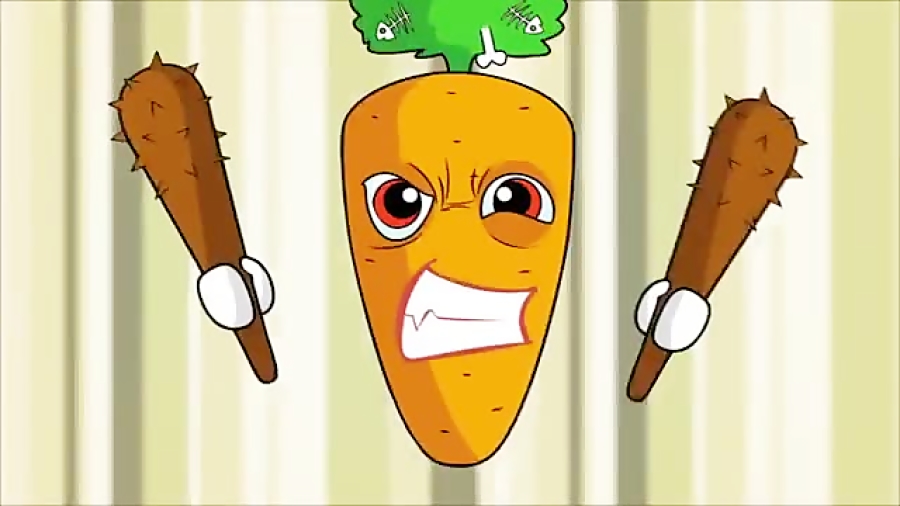 شخصیت های هویج و پرتقال در بازی فروت کرفت