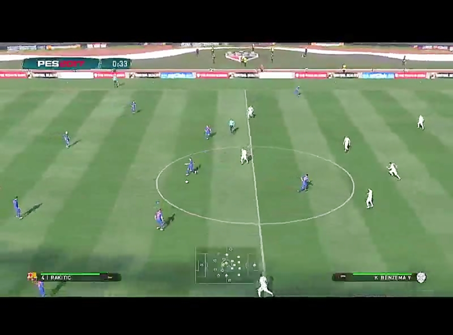 گیم پلی بازی pes 2017.  بارسلونا- رئال مادرید