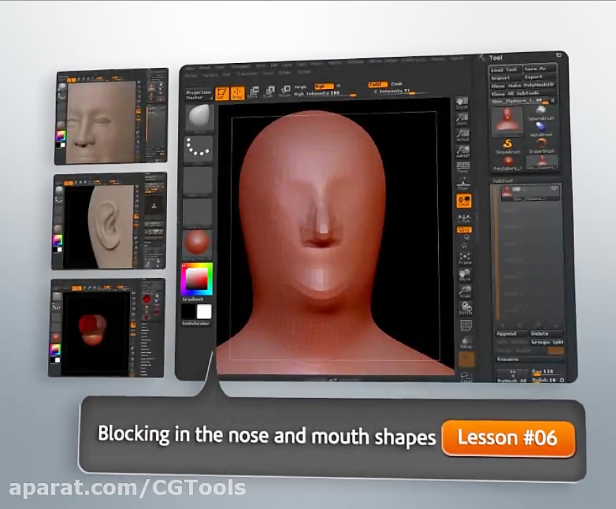 pluralsight sculpting a realistic bust in zbrush