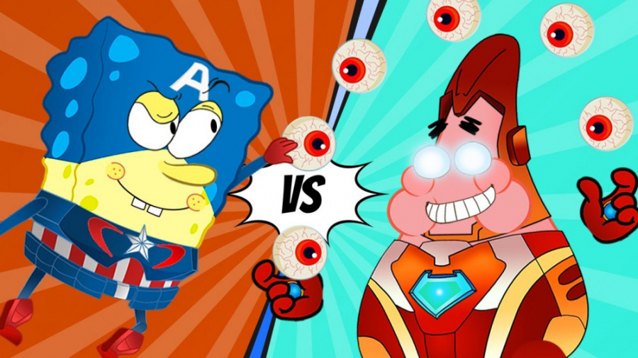 چالش باب اسفنحی و پاتریک  تم ا...