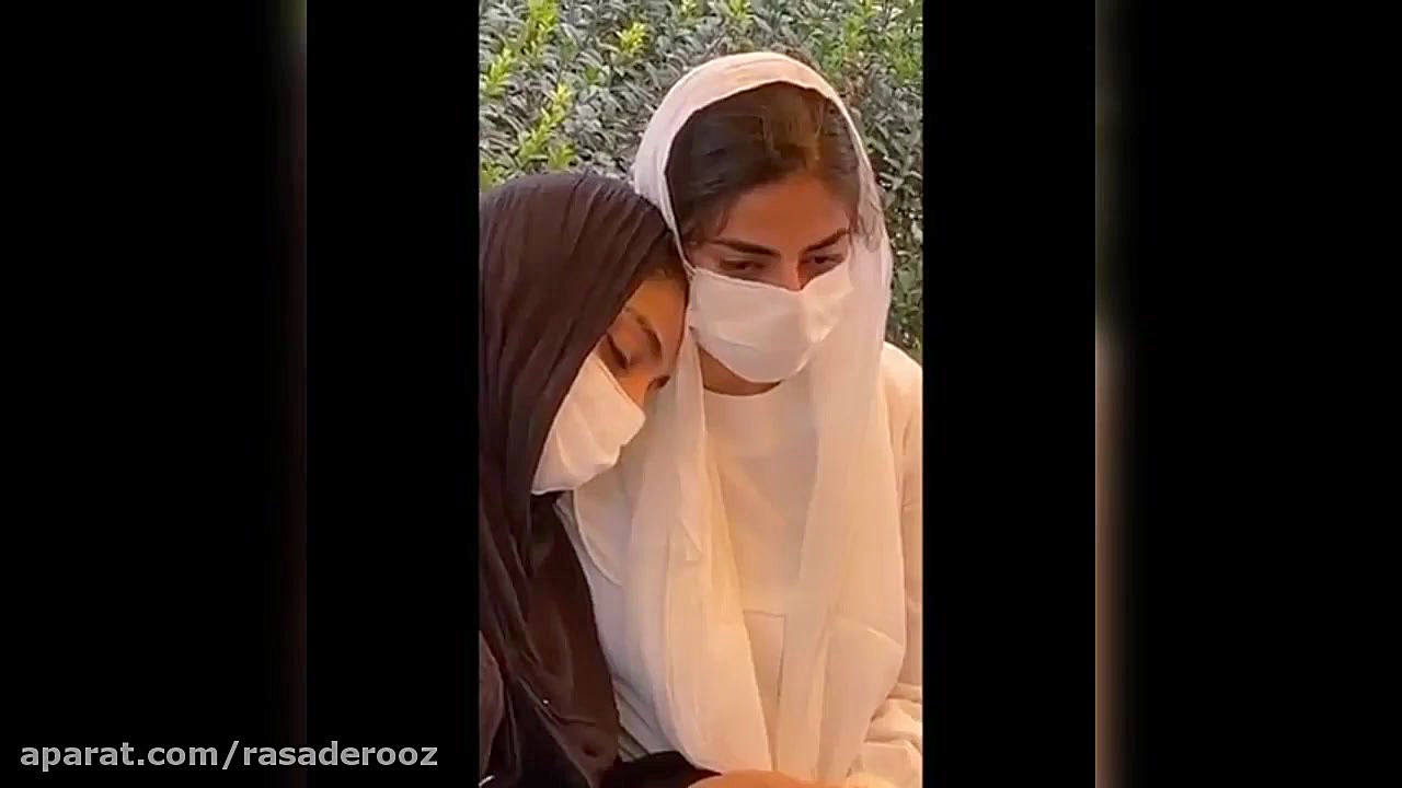 مراسم سوم علی سلیمانی / لباس سفید دختر علی سلیمانی سوژه شد زمان168ثانیه